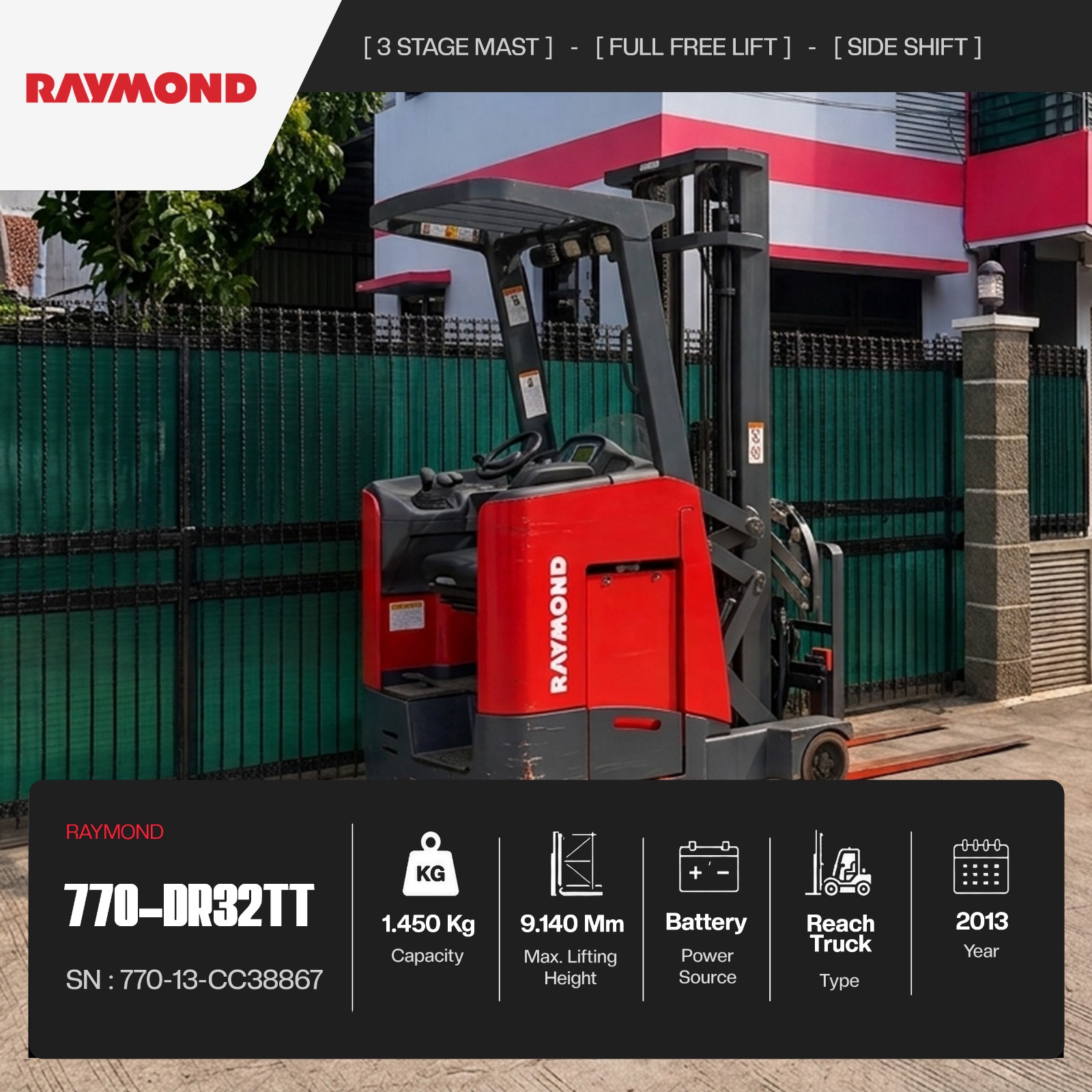 Raymond 770-DR32TT