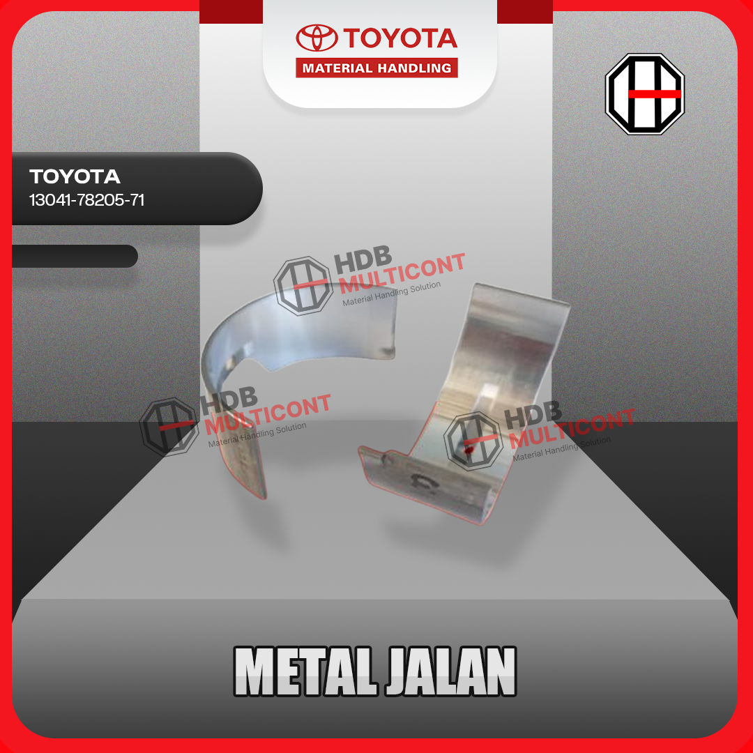 Sparepart Forklift Metal Jalan TOYOTA PN 13041-78205-71
