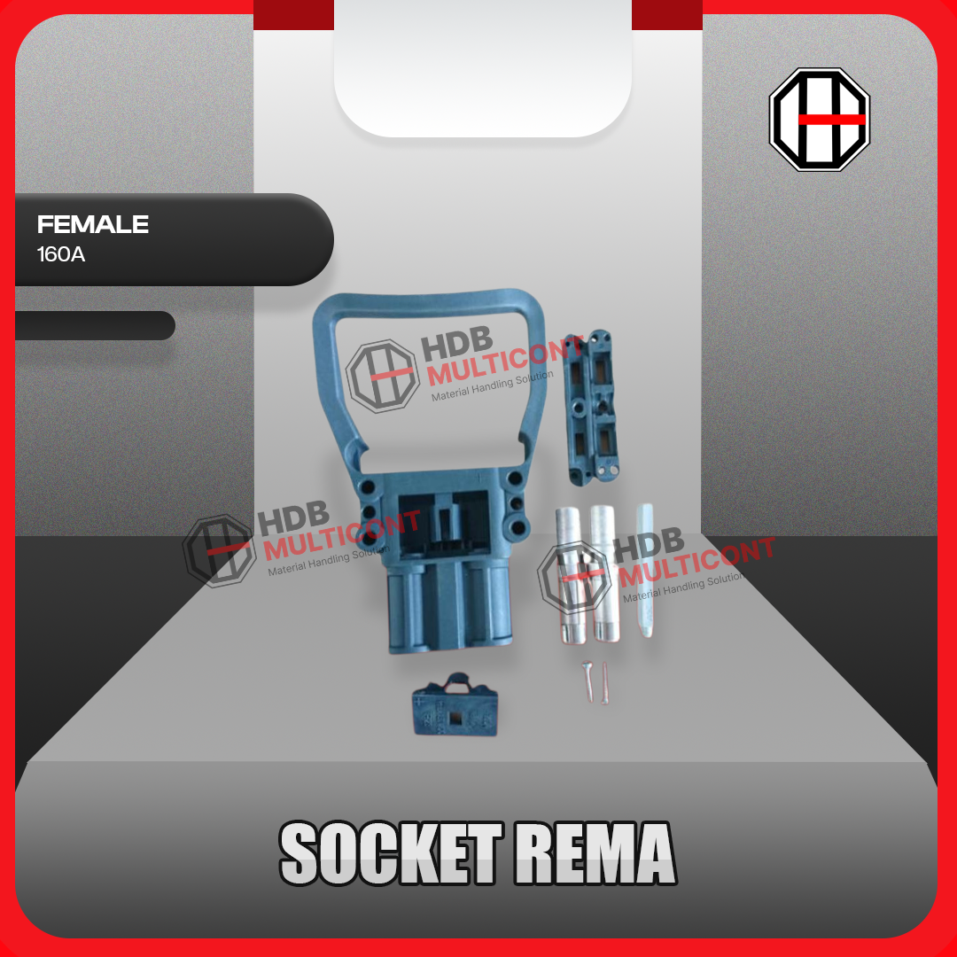 Sparepart Forklift Socket Rema Female 160A