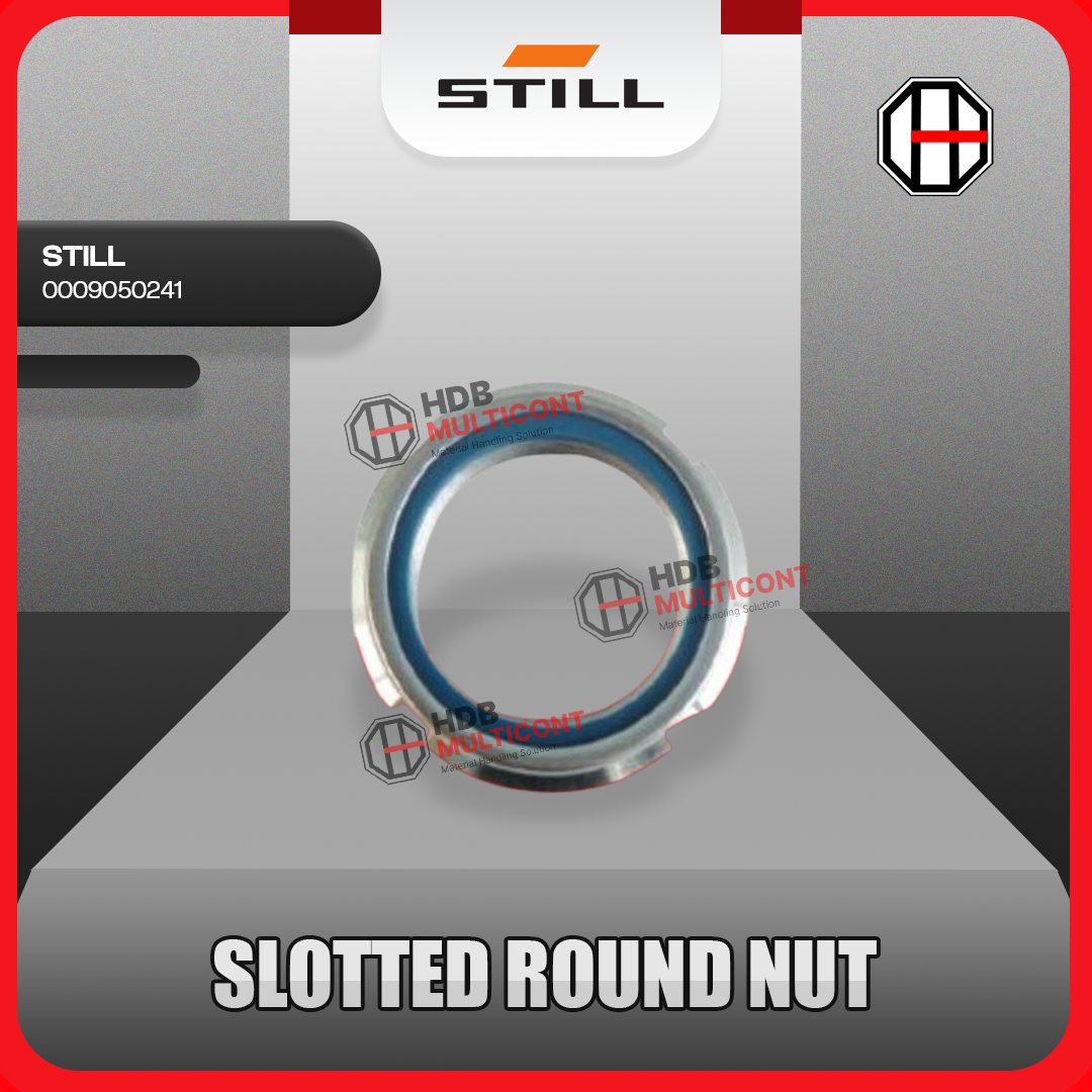 Sparepart Forklift Slotted Round Nut STILL PN 0009050241
