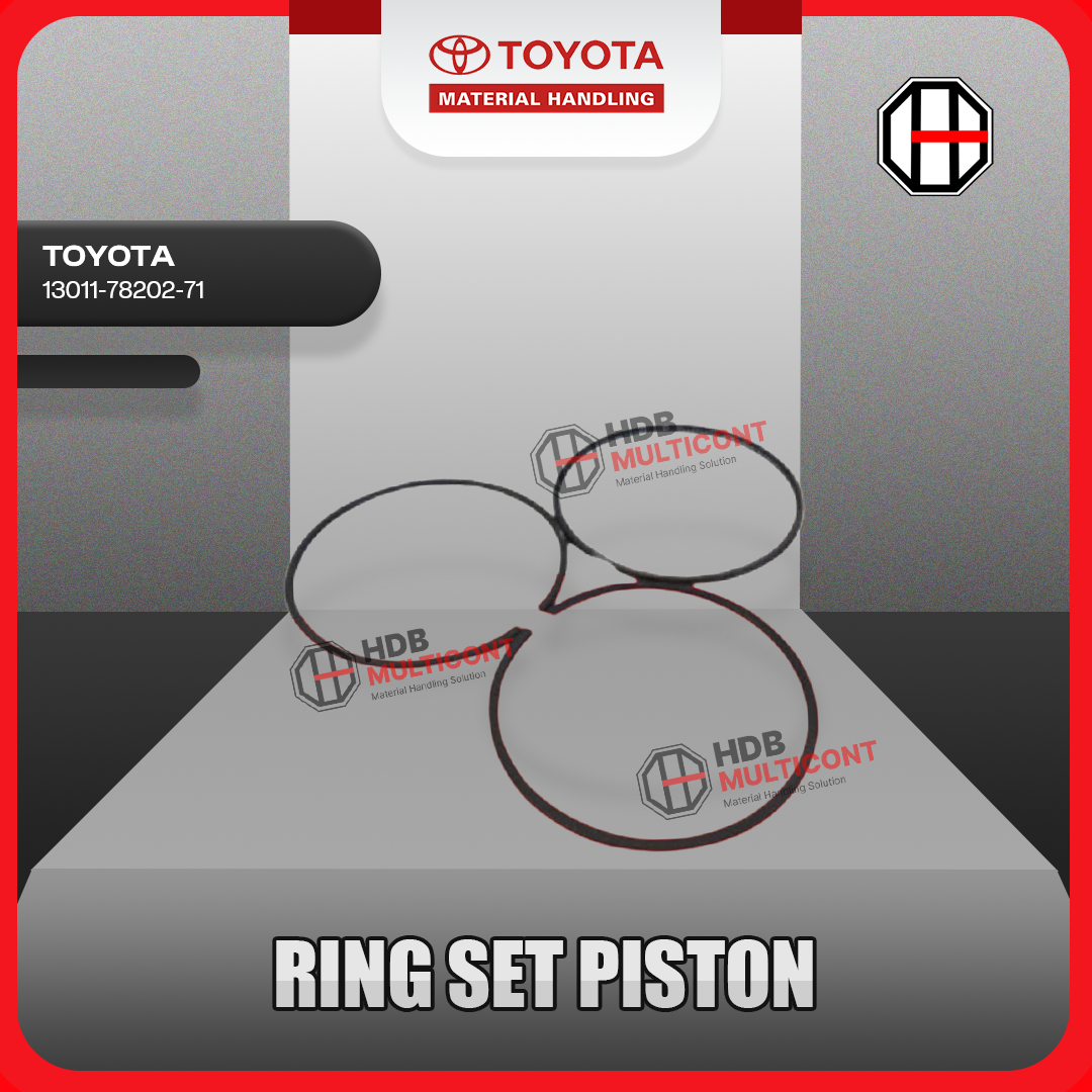 Sparepart Forklift Ring Set Piston TOYOTA PN 13011-78202-71
