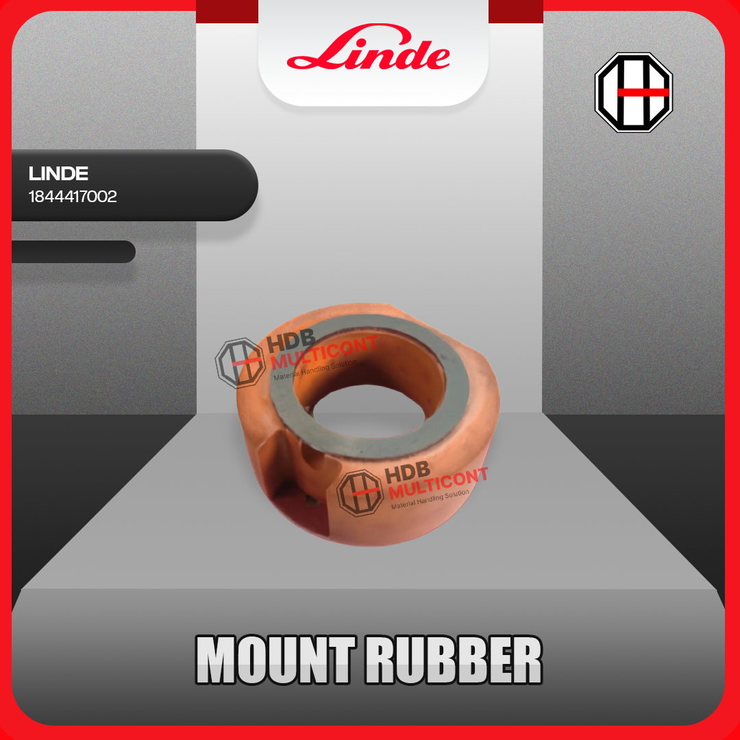 Sparepart Forklift Mount Rubber LINDE PN 1844417002
