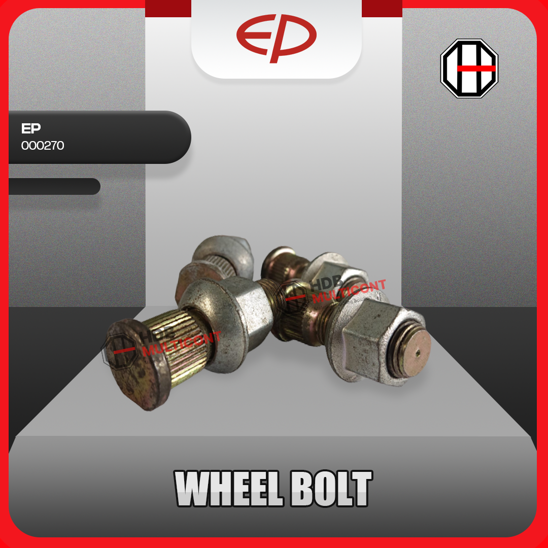 Sparepart Forklift Wheel Bolt EP PN 000270