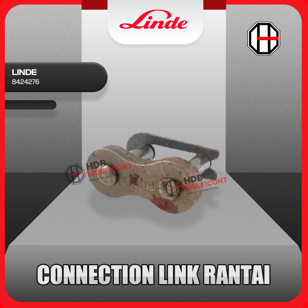 Sparepart Forklift Connection Link Rantai LINDE PN 8424276