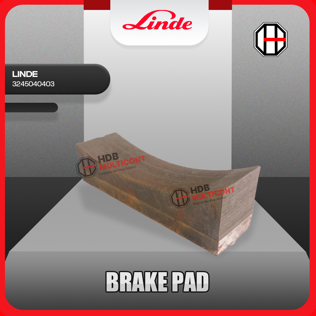 Sparepart Forklift Brake Pad LINDE PN 3245040403