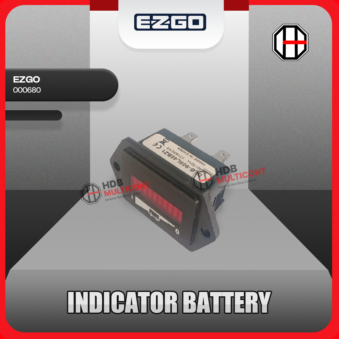Sparepart Forklift Indicator Battery EZGO PN 000680