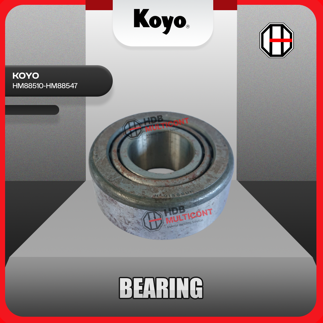 Sparepart Forklift Bearing KOYO PN HM88510-HM88547