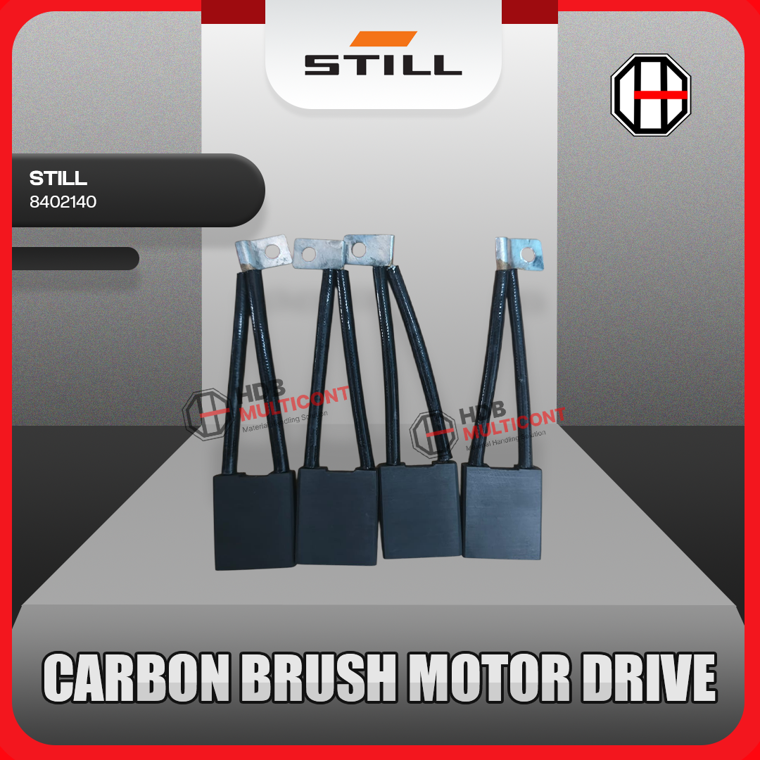 Sparepart Forklift Carbon Brush Motor Drive STILL PN 8402140