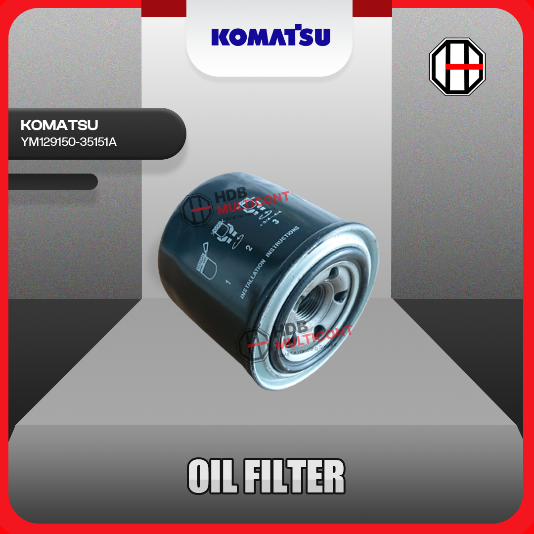 Sparepart Forklift Oil Filter KOMATSU PN YM129150-35151A