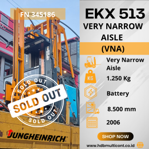 Forklift Jungheinrich EKX 513 sn FN 345186 - SOLD