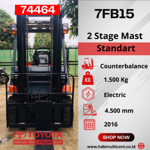 Forklift TOYOTA 7FB15 sn 74464