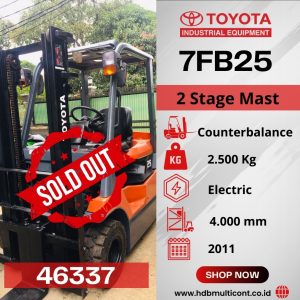 Forklift TOYOTA 7FB25 sn 46337