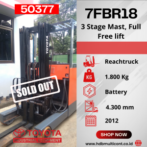 Forklift TOYOTA 7FBR18-50377