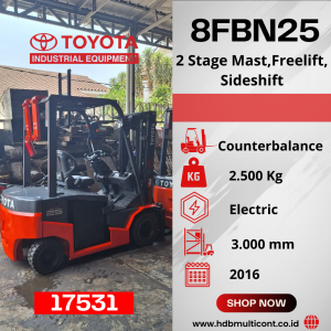 Forklift TOYOTA 8FBN25 sn 17531