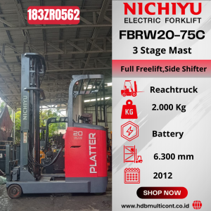Forklift NICHIYU FBRW20-75C-630MSF SN 183ZR0562