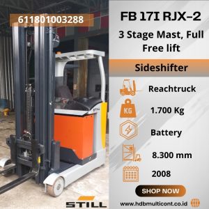 Forklift STILL FB 17i RJX-2 sn 611801003288