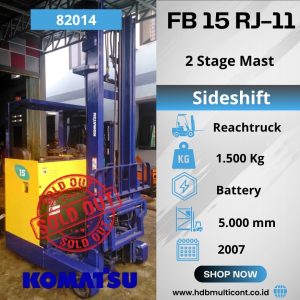 Forklift KOMATSU FB15RJ-11 sn 82014