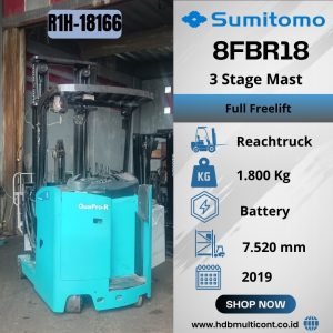 Forklift Sumitomo 8FBR18 sn R1H-18166