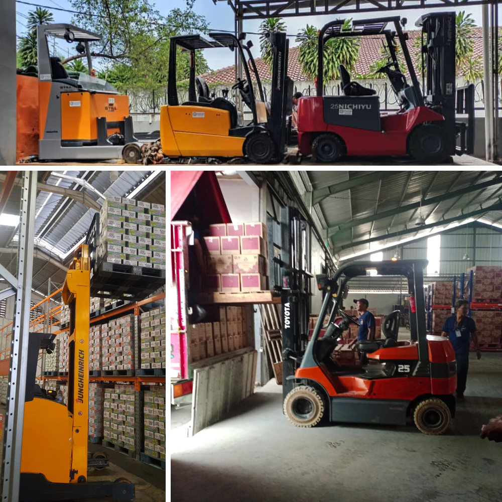 Pengiriman unit forklift diesel HDB Multicont ke lokasi proyek pelanggan untuk rental jangka pendek.Pengiriman unit forklift diesel HDB Multicont ke lokasi proyek pelanggan untuk rental jangka panjang.